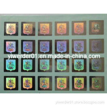 Square Shape Laser Hologram Sticker